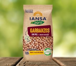 Garbanzos sin piel 500 gr. imagen formato