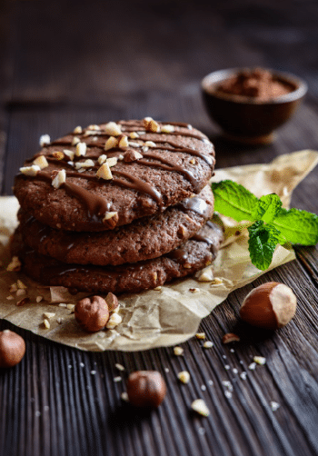 Galletas Rellenas Con Crema De Avellanas