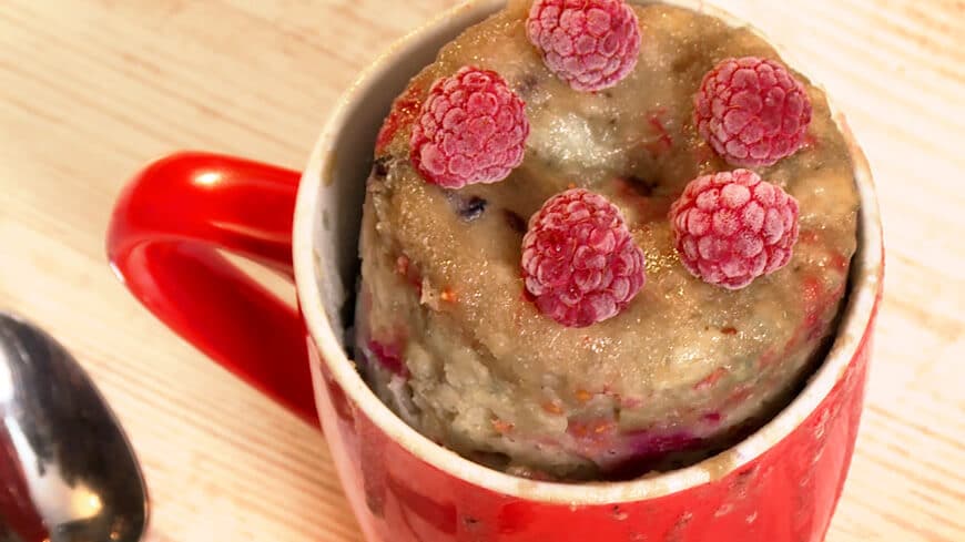 Mugcake de Berries