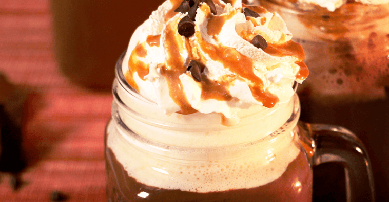 Caramel hot chocolate